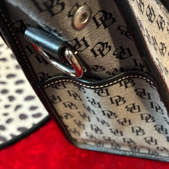 Dooney & Bourke Black and Gray Satchel - Picture 10 of 12